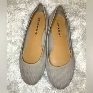 Light gray lucky brand ballet flats